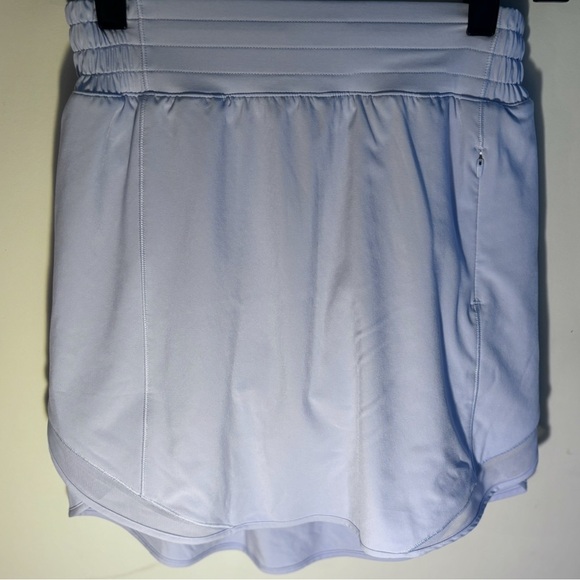 Lululemon Hotty Hot High-Rise Skirt Pastel Blue Size: 4 worn 2x - Picture 4 of 7